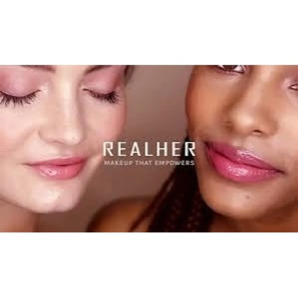 RealHer Moisturizing Lipstick I've Got This Deep Berry Magenta Rose Gold New